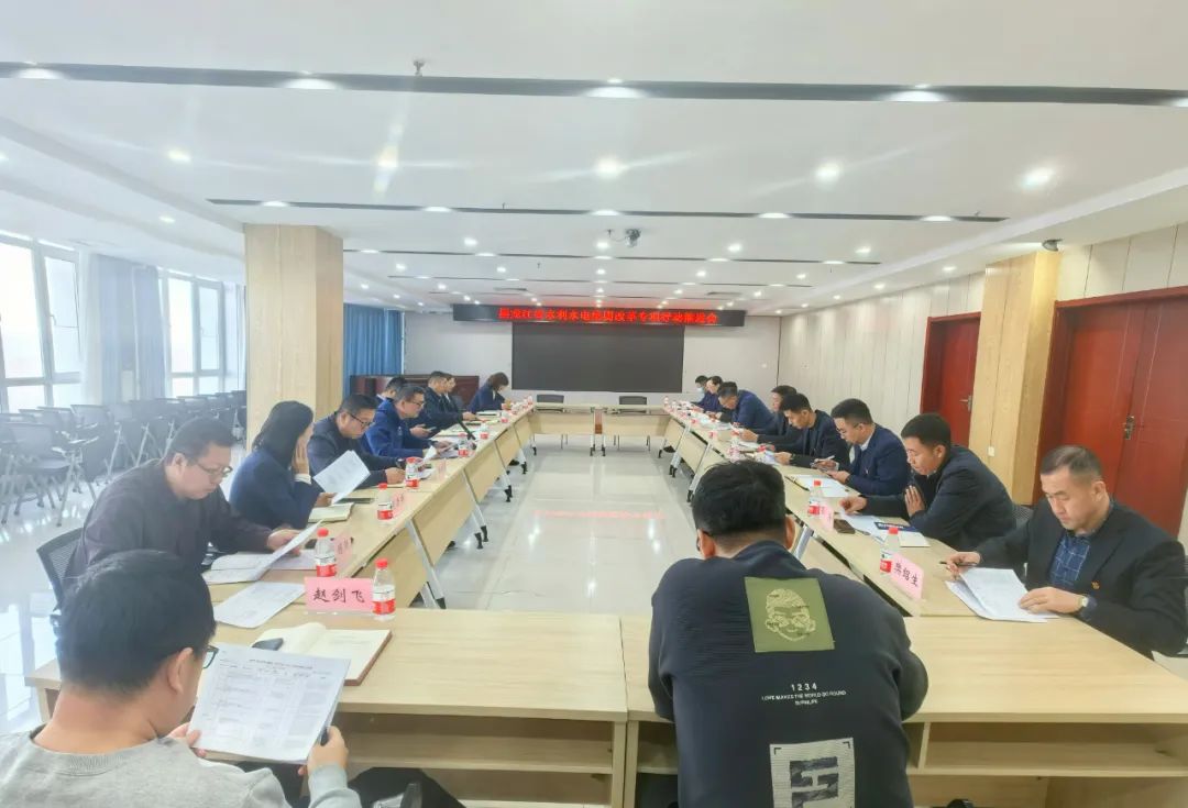 【集团要闻】水利水电集团改革专项行动推进会议召开